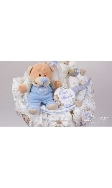 Lumanare de botez cu ursuletul Teddy Bear King 12